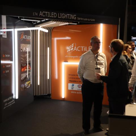 Stand ACTiLED Lighting salon Architect@Work Paris