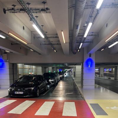 Eclairage LED ACTiLED parking vélo gare Montparnasse