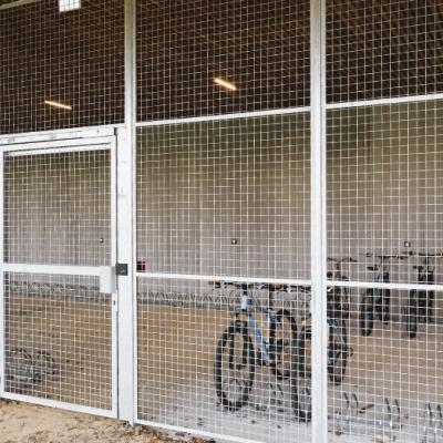 éclairage parking velo lycée Alice Milliat