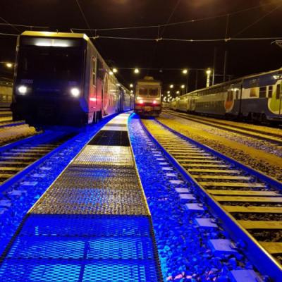 eclairage signalisation ferroviaire bleu ACTiLED