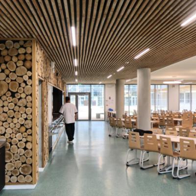 linéaires led ACTiLED restauration lycée Alice Milliat Pontchâteau