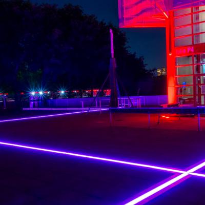 caniveaux lumineux ACTiLED parc La Villette PARIS