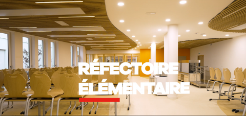 eclairage encastre plafond bois ACTiLED Ecole Joliot Curie La Courneuve