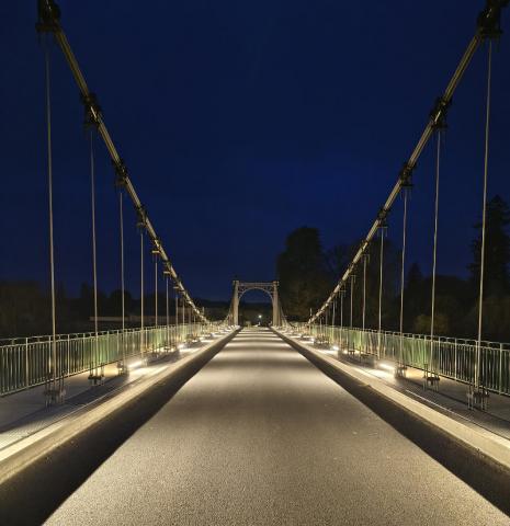 éclairage de passerelle tubulaires LED Bonneuil Matours