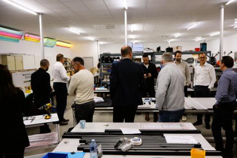 Petit déjeuner réseau Cluster Lumière chez ACTiLED Lighting