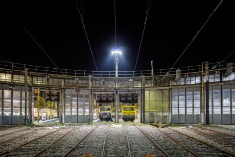 projecteur LED technicentre ferroviaire