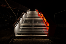 main courante éclairante escaliers