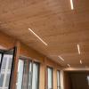 Linéaires à LED ACTiLED dans plafond bois Six Degrés Gentilly